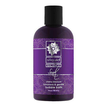 Sliquid Balance Soak Bubble Bath Cherry Blossom 8.5 oz.