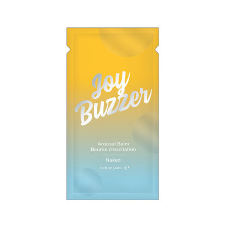 Jelique Joy Buzzer Clitoral Arousal Balm Naked .13 oz Foil