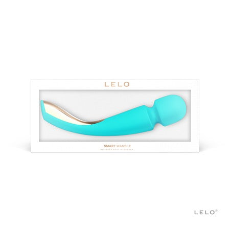 LELO SMART WAND 2 Large Rechargeable Wand Vibrator Aqua