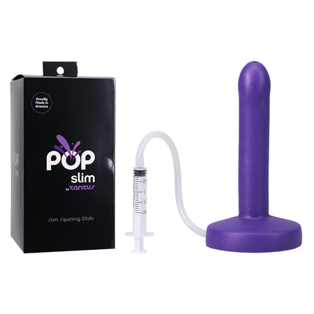 Tantus POP Slim Squrting Dildo Indiglow