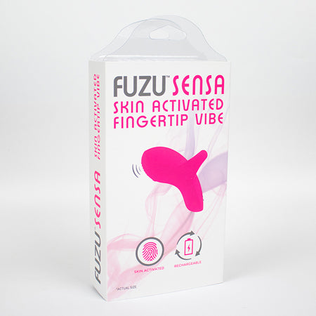 Fuzu Sensa Rechargeable Skin-Activated Fingertip Vibe Pink