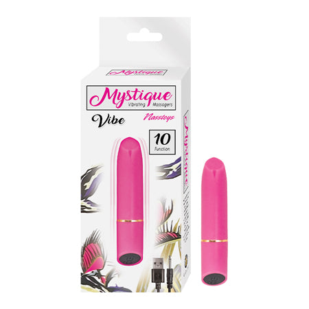 Vibrador bala de silicona recargable Nasstoys Mystique rosa