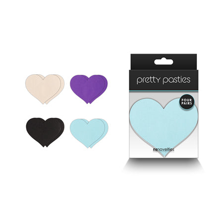 Pretty Pasties Heart I Assorted 4 Pair