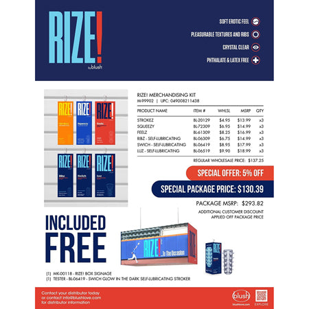 RIZE! Merchandising Kit