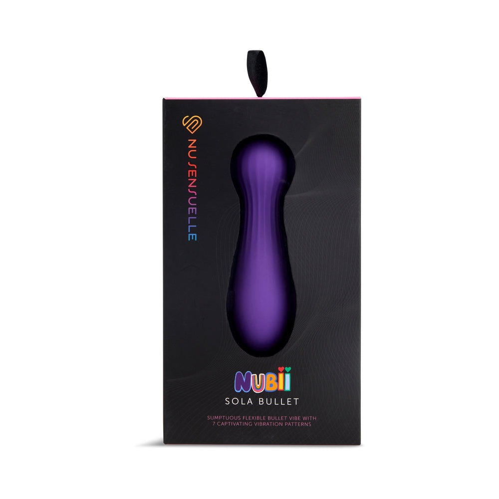 Nu Sensuelle Sola Nubii Flexible Bullet Purple