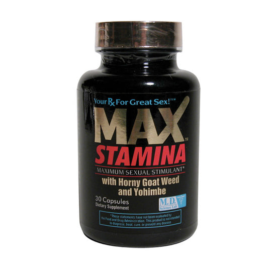 Swiss Navy MaxStamina Maximum Sexual Stimulant 30 Capsule Bottle