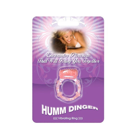 Humm Dinger Dual Vibrating Cockring (Magenta)