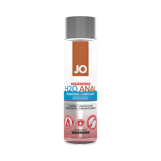 JO H2O Anal - Warming - Lubricant (Water-Based) 4 oz. / 120 ml