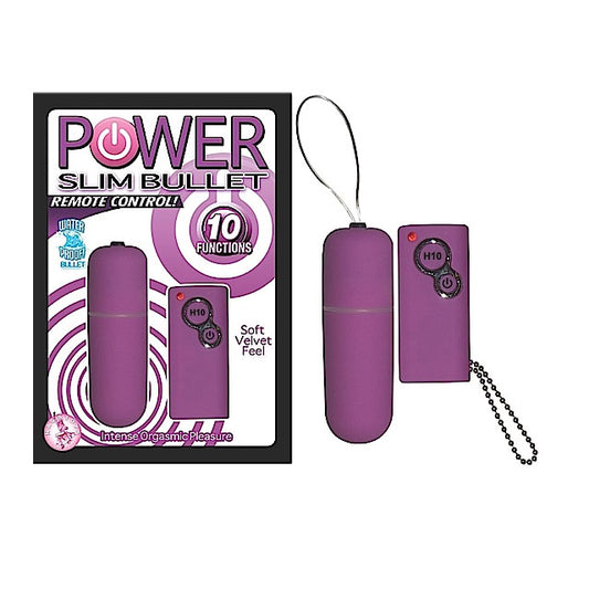 Power Slim Bullet Remote Control (Purple)