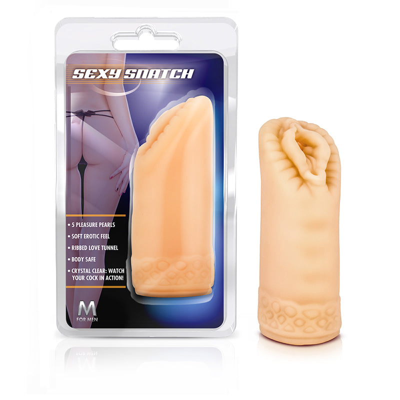 Blush M para hombres, masturbador vaginal sexy en beige