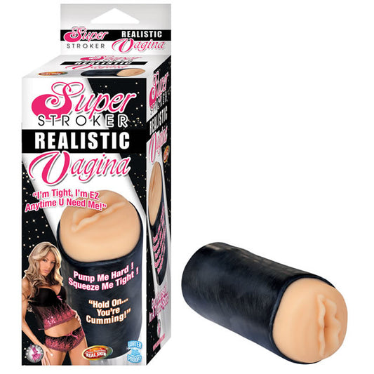 Super Stroker Realistic Vagina (White)