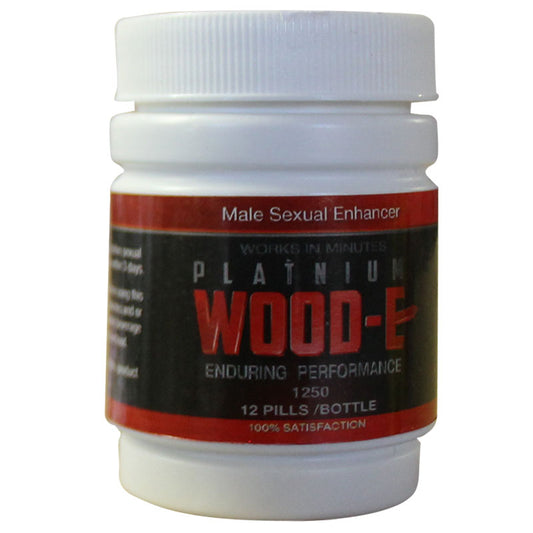 Platinum Wood-E 12ct Pill Bottle