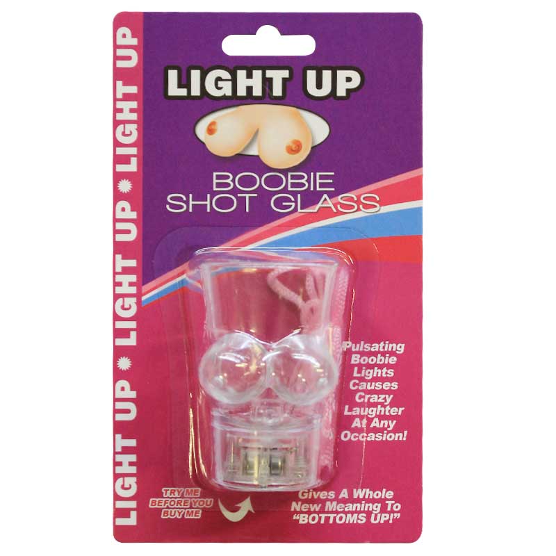 Light Up Boobie Shot Glass With String