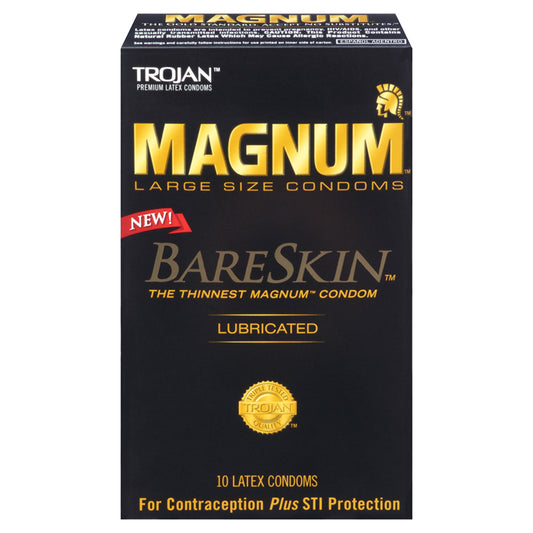 Condones Trojan Magnum Bareskin (10)