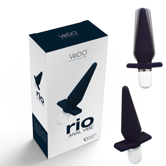 Vibrador anal VeDO Rio Just Black