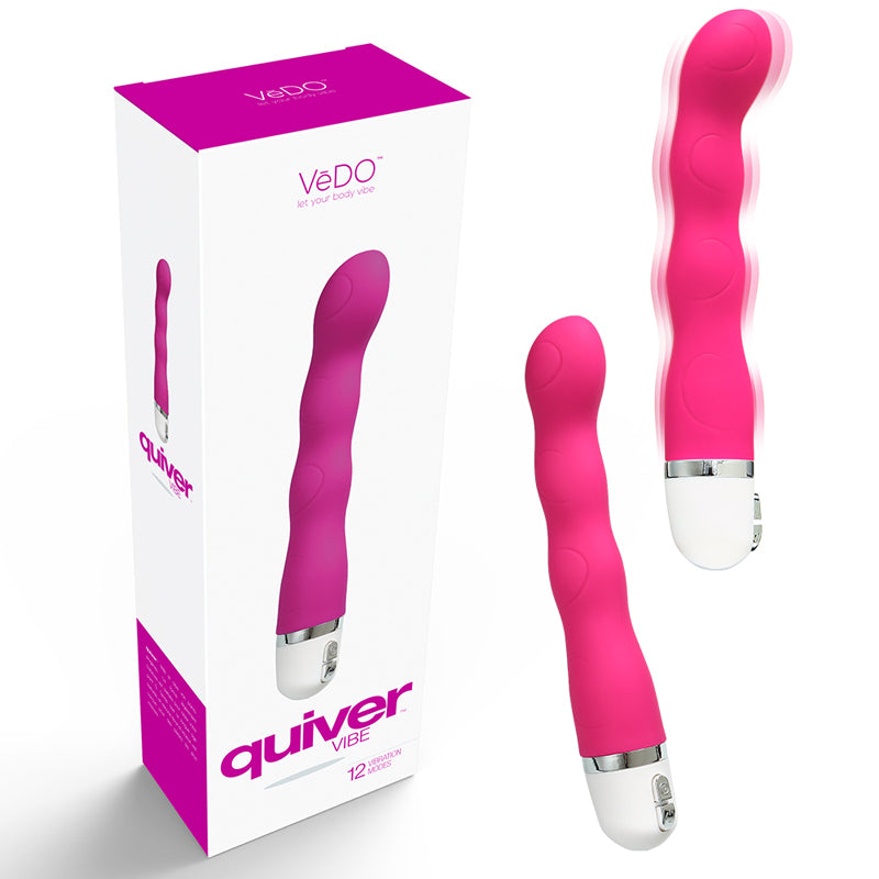 VeDO Quiver Mini Vibe Hot In Bed Pink