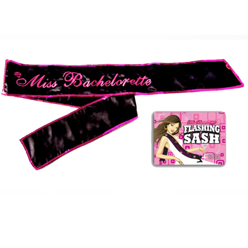 G.I.T.D. Miss Bachelorette Sash Black/White