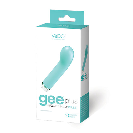 VeDO Geeplus Rechargeable Vibe - Tease Me Turquoise