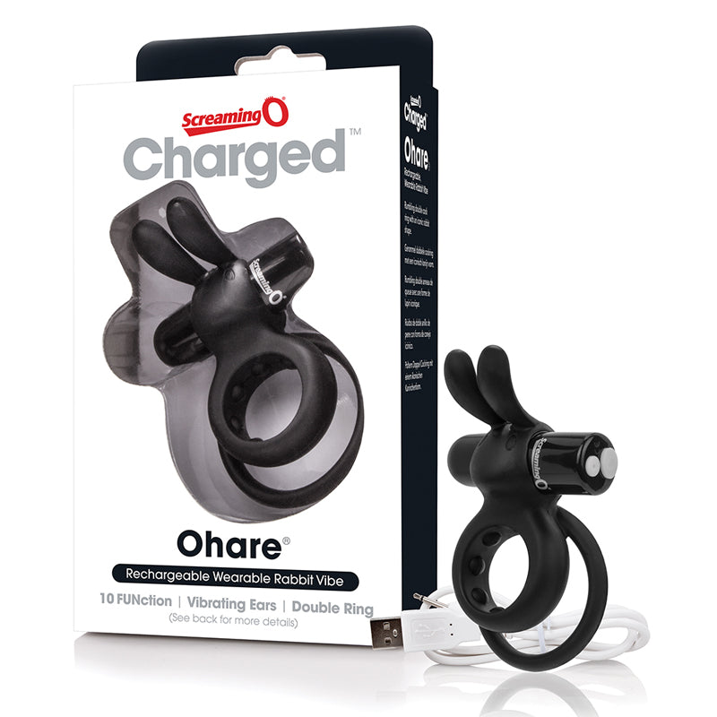 Vibrador Screaming O Charged Ohare Vooom Mini - Negro