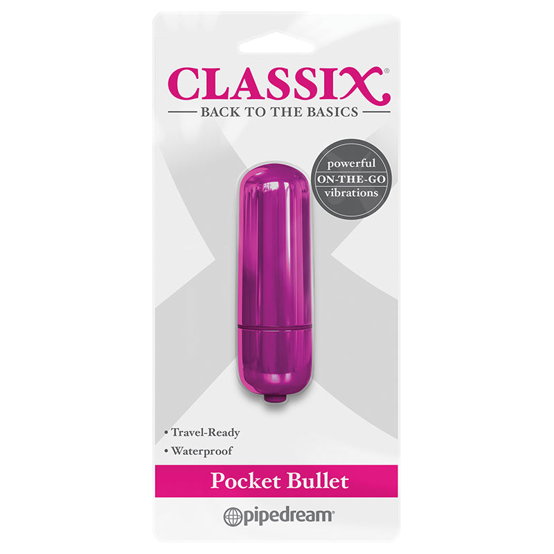 Pipedream Classix Pocket Bullet Vibrator Pink