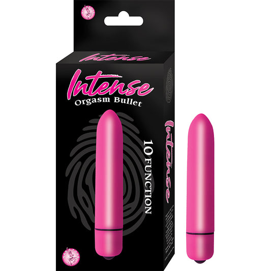 Bala para orgasmos intensos, 10 funciones, impermeable, color rosa