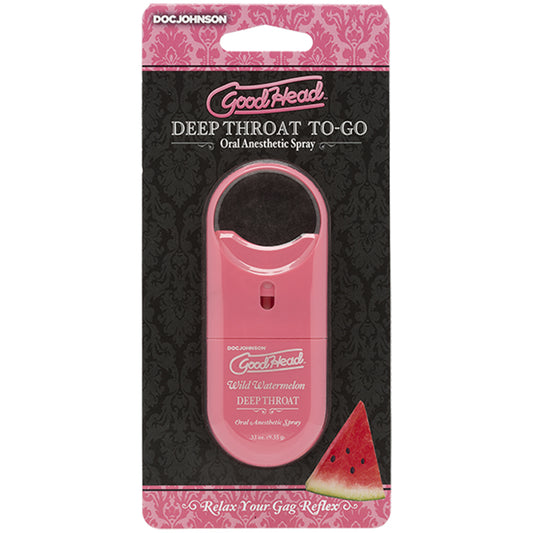 GoodHead Deep Throat Spray To-Go Wild Watermelon .33 oz.