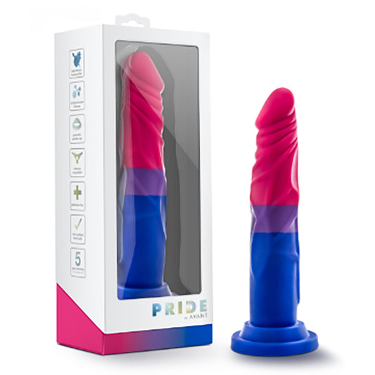 Blush Avant Pride P8 Love 7.5 in. Silicone Dildo with Suction Cup