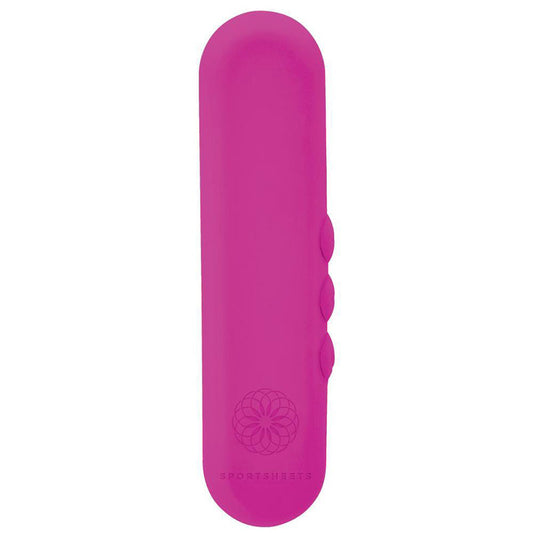 Sincerely, Sportsheets Unity Vibe Rechargeable Silicone Bullet Vibrator Pink