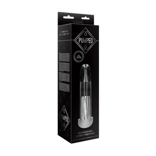 Shots Pumped Rechargeable Smart Cyber Penis Pump Clear