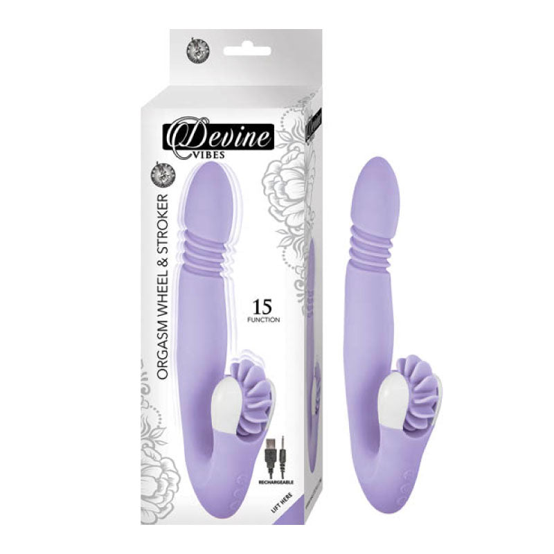 Devine Vibes Orgasm Wheel & Stroker-Lavender