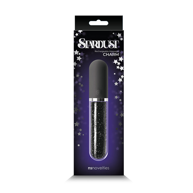 Stardust Charm Rechargeable Massager Black