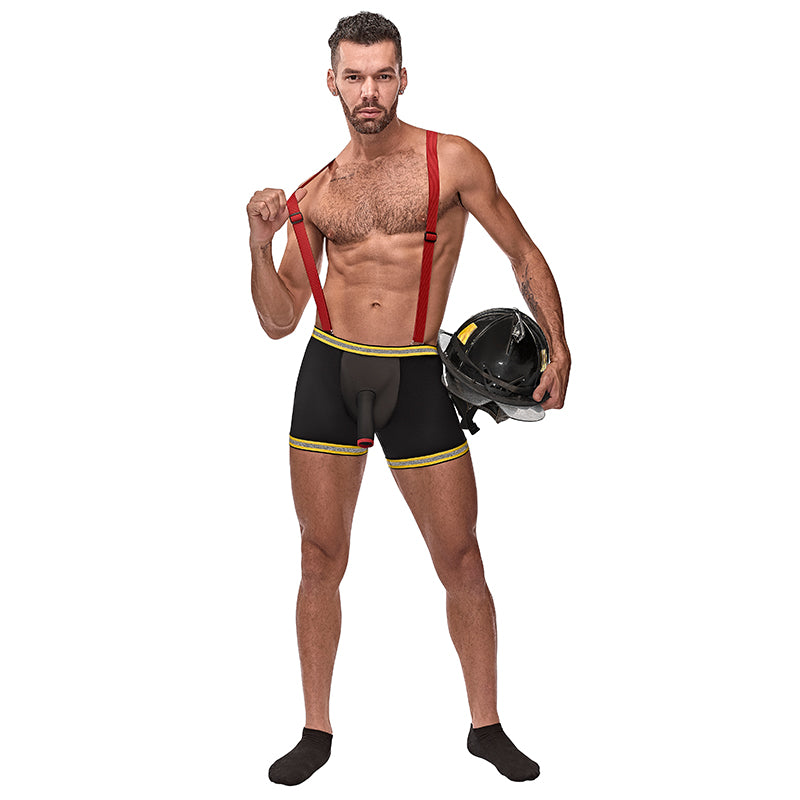 Male Power Costume Hose Me Down Blk SM