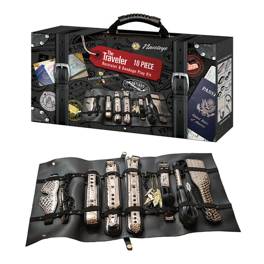 The Traveler Restraint & Bondage Play Kit - 10 pcs