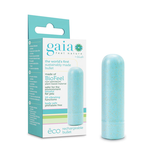 Vibrador bala recargable Blush Gaia Eco Aqua