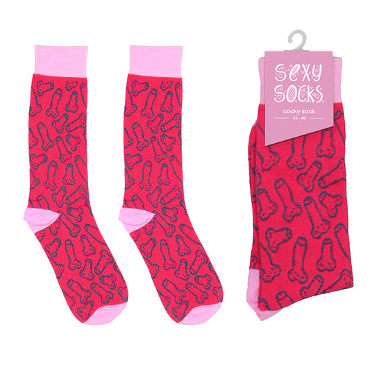 Shots Sexy Socks Cocky Sock M/L