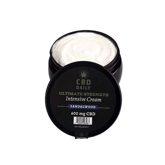 Earthly Body CBD Cream Sandalwood 5 oz.