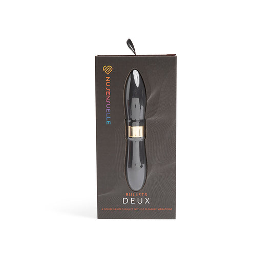 Sensuelle Double-Ended Deux Bullet Black