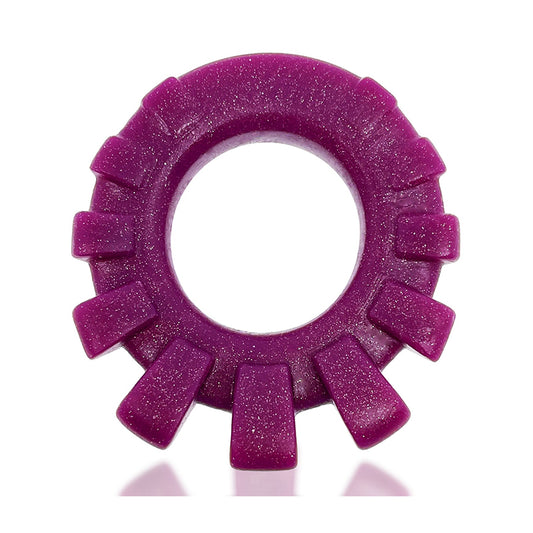 Oxballs Cock-Lug Lugged Cockring Silicone Plum