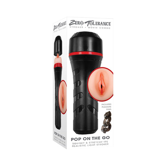 Zero Tolerance Pop On The Go Realistic Vagina Stroker Beige