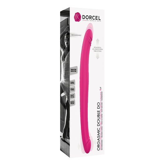 Dorcel Orgasmic Double Do Rechargeable Thrusting & Vibrating Double Dildo Pink