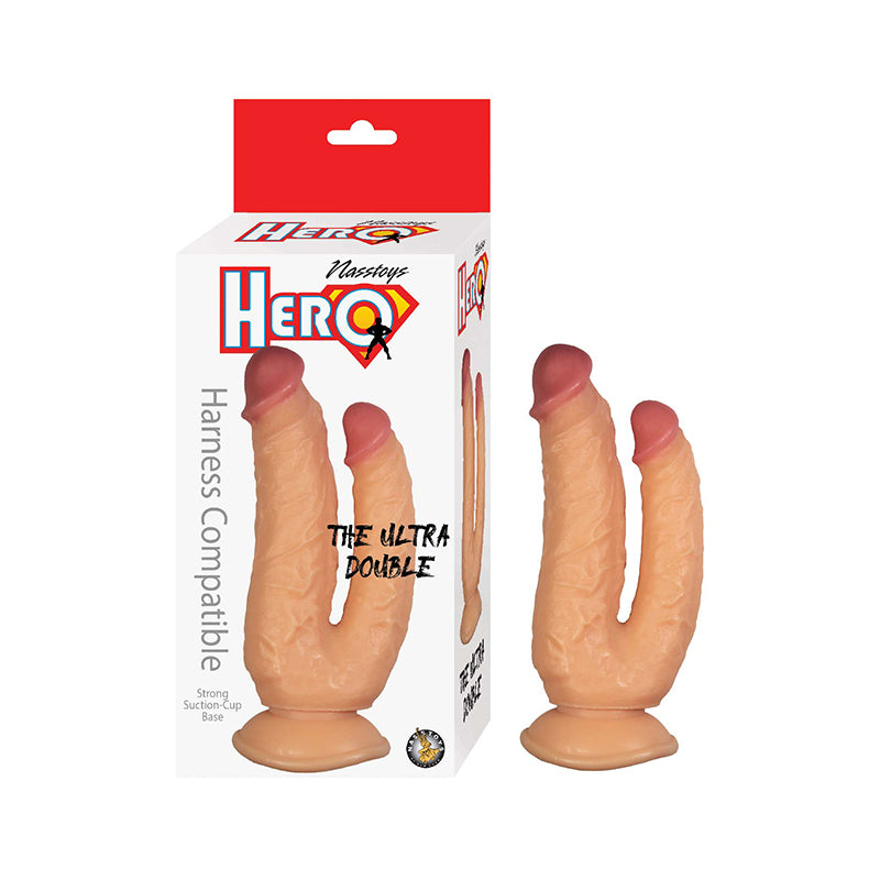 Hero The Ultra Double Dildo White