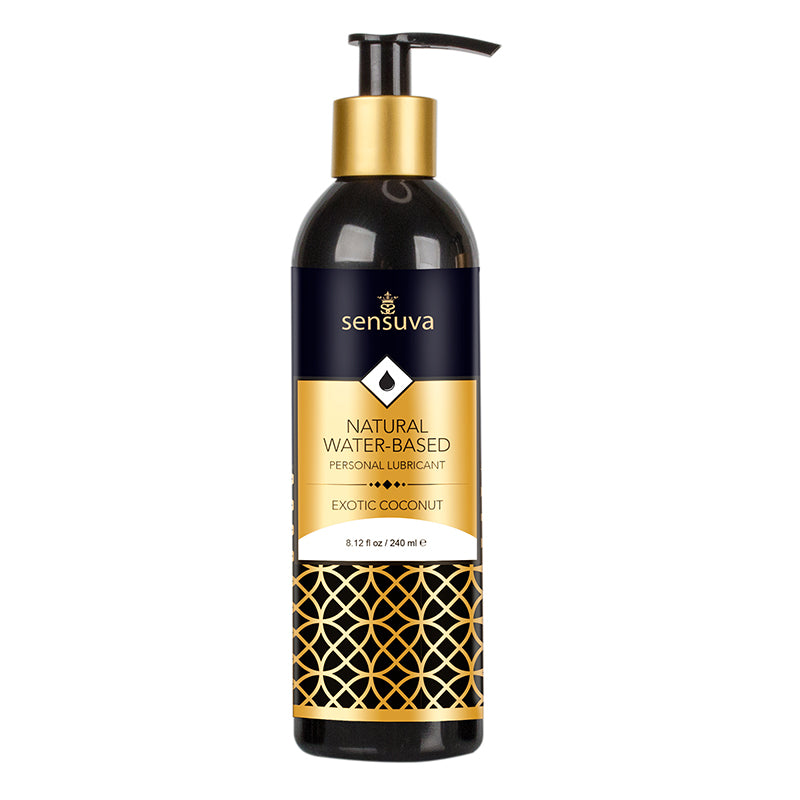 Sensuva Natural Water-Based Personal Moisturizer Exotic Coconut 8 oz.