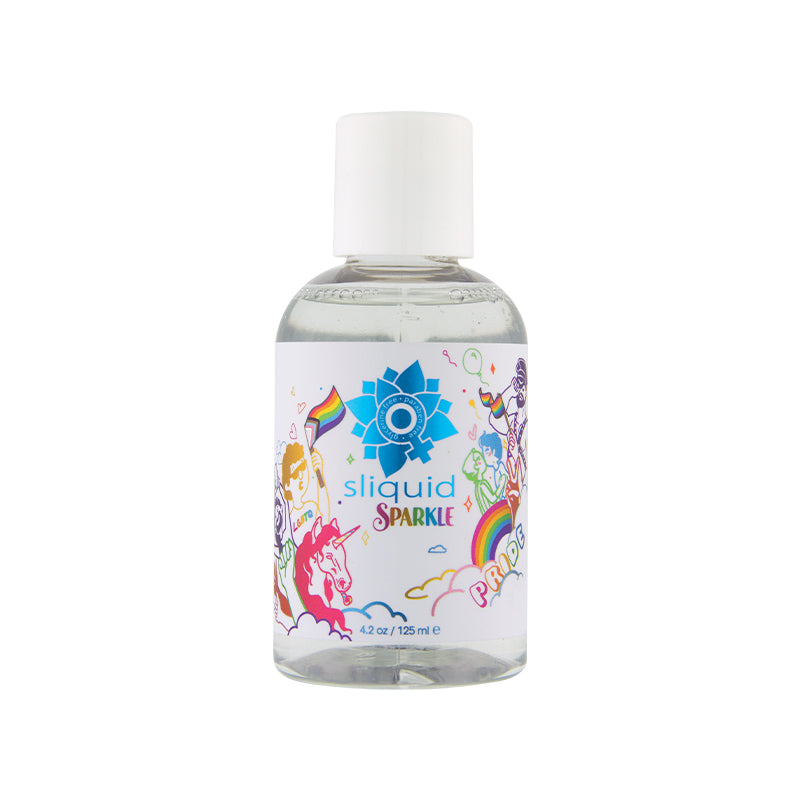 Sliquid Naturals Sparkle Pride Water-Based Lubricant 4.2 oz.