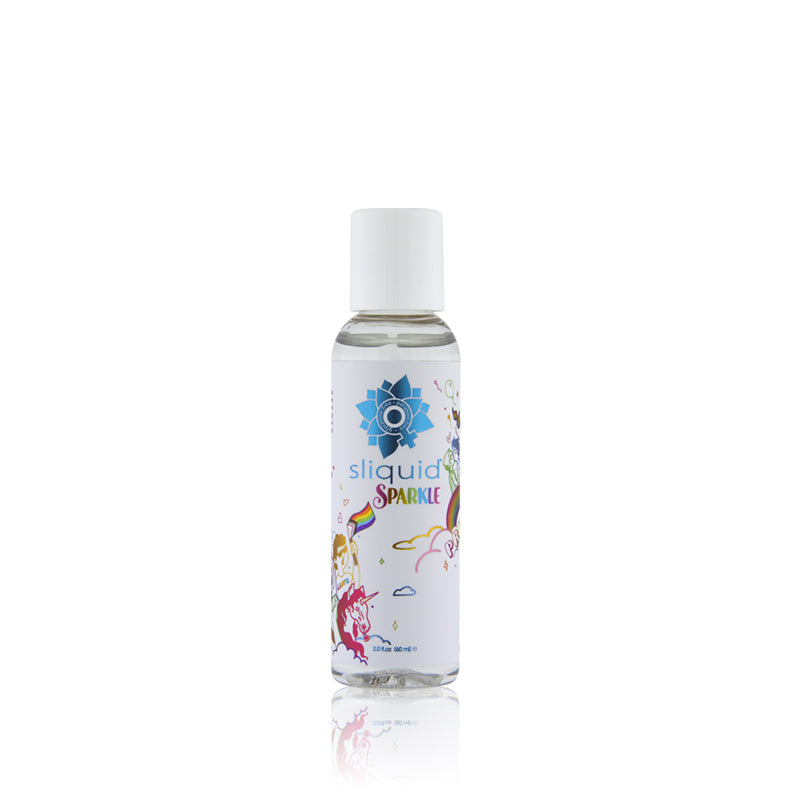 Sliquid Naturals Sparkle Pride Water-Based Lubricant 2 oz.