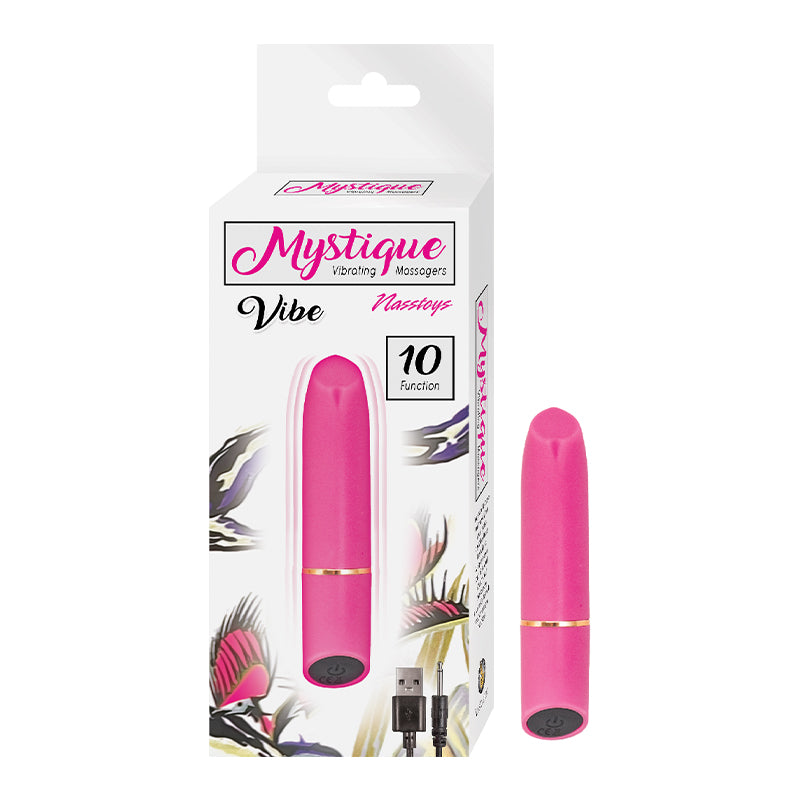 Vibrador bala de silicona recargable Nasstoys Mystique rosa