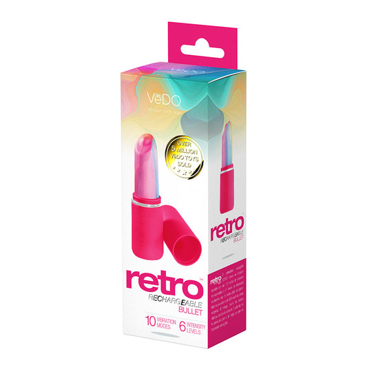 VeDO Retro - Bala recargable rosa