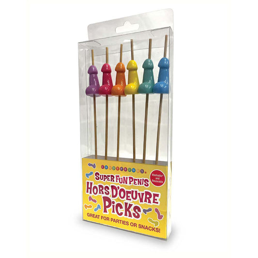 Super Fun Penis Hor D'oeuvre's Picks 6-Piece Set