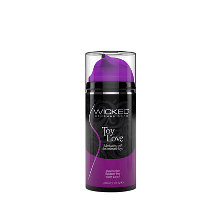 Wicked Toy Love Water-Based Lubricant Gel for Toys 3.3 oz.