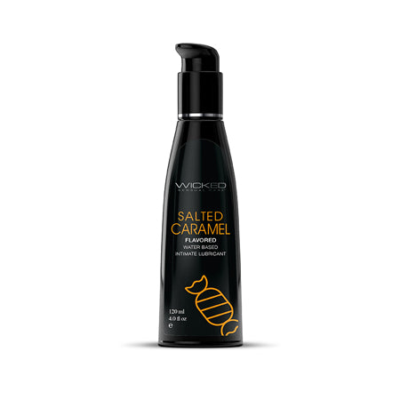 Wicked Aqua Salted Caramel Water-Based Lubricant 4 oz.