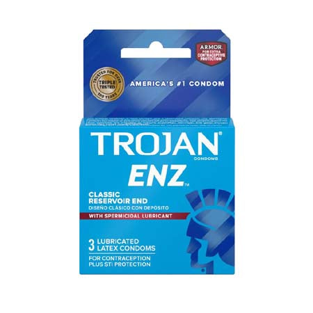 Trojan-Enz with Spermicidal Lubricant